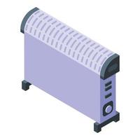 Air heater icon isometric vector. Room radiator vector