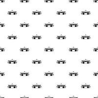 Pagoda pattern, simple style vector