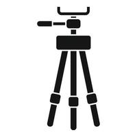 Handle tripod icon simple vector. Mobile phone stand vector