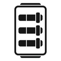 Counter breaker icon simple vector. Circuit box vector