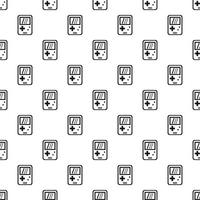 Tetris device pattern, simple style vector