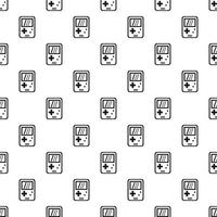 Tetris device pattern, simple style vector