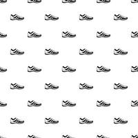 Athletic shoe pattern, simple style vector