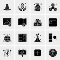 16 Business Universal Icons Vector Creative Icon Illustration to use in web and Mobile Related project