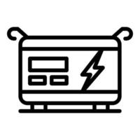 Generator machine icon outline vector. Power energy vector