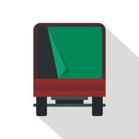 Truck icon, flat style vector