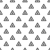 Sign railroad pattern, simple style vector