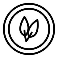 Soy plant icon outline vector. Food soya vector