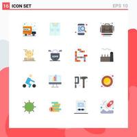 16 Creative Icons Modern Signs and Symbols of adviser case find portfolio business Editable Pack of Creative Vector Design Elements