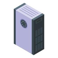 Stand air filter icon isometric vector. Clean dust vector