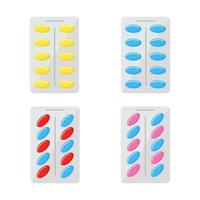 Pill flat icon isolated on white background. Vector illustration