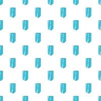 Refrigerator pattern, cartoon style vector