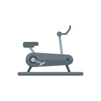 Indoor exercise bike icon flat isolated vector