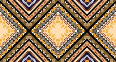 Geometric ethnic American, western, Aztec motif pattern style. seamless pattern design for fabric, curtain, background, sarong, wallpaper, clothing, wrapping, Batik, tile,interior.Vector illustration. vector