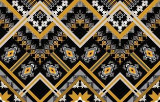 Geometric ethnic American, western, Aztec motif pattern style. seamless pattern design for fabric, curtain, background, sarong, wallpaper, clothing, wrapping, Batik, tile,interior.Vector illustration. vector