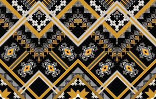 Geometric ethnic American, western, Aztec motif pattern style. seamless pattern design for fabric, curtain, background, sarong, wallpaper, clothing, wrapping, Batik, tile,interior.Vector illustration. vector