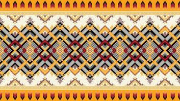 Abstract ethnic geometric seamless pattern vector. African Arab American Aztec motif pattern. vector elements designed for background, wallpaper, print, wrapping,tile, fabric patern. vector pattern.