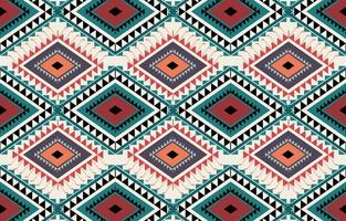 Abstract ethnic geometric seamless pattern vector. African Arab American Aztec motif pattern. vector elements designed for background, wallpaper, print, wrapping,tile, fabric patern. vector pattern.