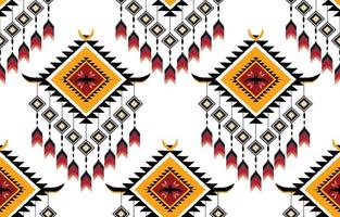 Abstract ethnic geometric ikat pattern. oriental African American Mexican Aztec motif textile and bohemian pattern vector elements. designed for background, wallpaper, print .vector ikat pattern.