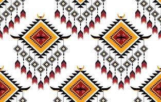 Abstract ethnic geometric ikat pattern. oriental African American Mexican Aztec motif textile and bohemian pattern vector elements. designed for background, wallpaper, print .vector ikat pattern.