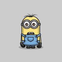 Schocking Minions The Illustration vector