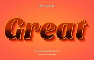 Great Text Effect Graphic Style Panel vector