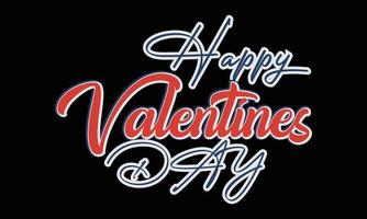 Happy Valentine Day Typography t-shirt design. Motivational Valentine Day Typography t-shirt Creative Kids, and Typography Theme Vector Illustration.