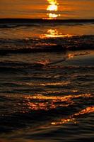 Baltic Sea Coast at Sunset photo