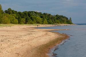 Baltic Sea Coast at Sunset photo