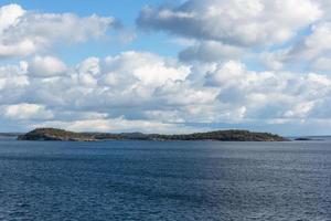 Cloudy Seascapes in Baltic Sea photo