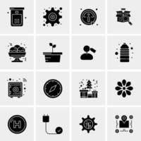 16 Universal Business Icons Vector Creative Icon Illustration to use in web and Mobile Related project