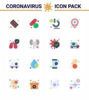 conjunto simple de covid19 protección azul 25 icono del paquete de iconos incluido limpiar proteger bacterias hospital médico coronavirus viral 2019nov enfermedad vector elementos de diseño