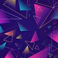 Stylish Colorful Triangular Abstract Background vector