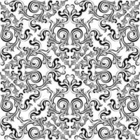 Vector damask vintage baroque scroll ornament swirl. Victorian monogram heraldic shield swirl. Retro floral leaf pattern border foliage antique  acanthus calligraphy engraved tattoo. seamless pattern