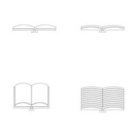 Book Logo Template vector