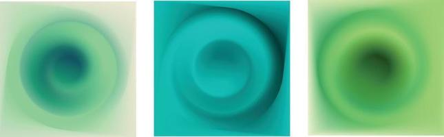 Wall decoration vector set. Art images of abstract circle shapes and smooth gradients. Abstract circle smooth gradients design for print, cover, wallpaper, minimalist wall art. Vector illustration.