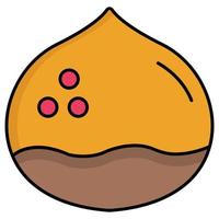 Chestnut Which Can Easily Modify Or Edit vector