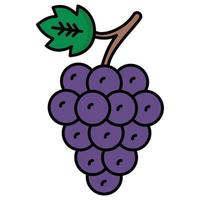 Grape Which Can Easily Modify Or Edit vector