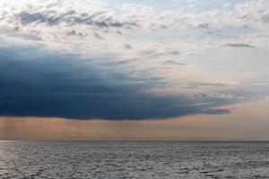 Baltic Sea Coast at Sunset photo