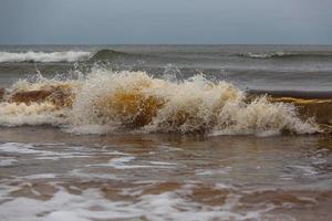 Baltic Sea Coast at Sunset photo