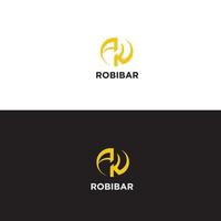 Creative r logo design vector