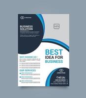 Modern business brochure template flyer vector