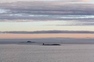 Cloudy Sea Views of the Baltic Sea at Sunrise photo