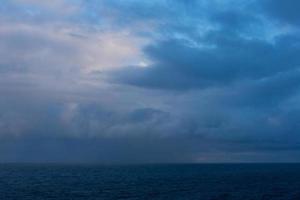 Cloudy Seascapes in Baltic Sea photo