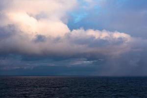 Cloudy Seascapes in Baltic Sea photo