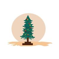 Christmas tree free vector image