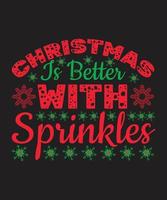 Christmas T-shirt Design vector