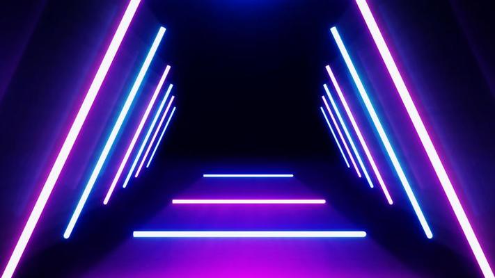 Abstract Sci-Fi retro style of the 80s. Laser neon bright background.  Design for banners advertising technologies. 14996368 Stock Photo at  Vecteezy