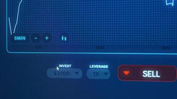 Business candle stick graph chart of stock market investment trading. Bullish point. Trend of graph abstract bull market design. The concept of cryptocurrency and bitcoin video