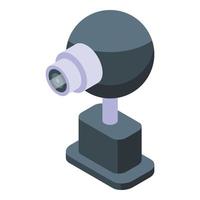 Web camera online lesson icon isometric vector. Arab class vector